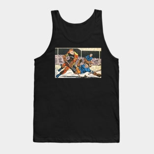 Hockey player skating Tank Top